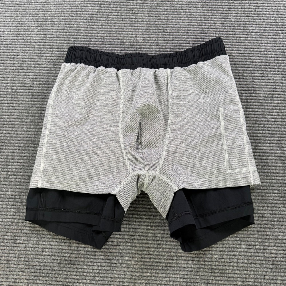 Bearbottom Loft Shorts Mens Medium Black 5.5" Inseam Lined Athletic Gym Workout - Picture 5 of 15